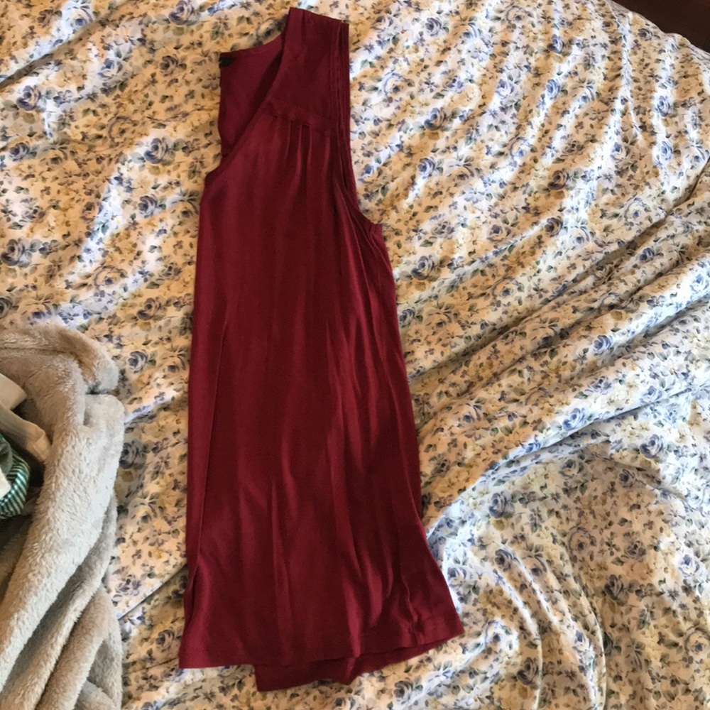 Burgundy Tank Top
